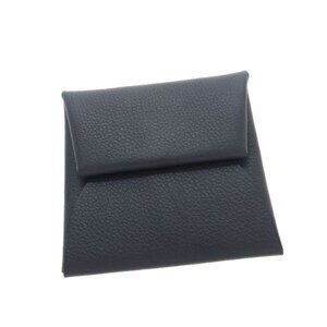 Hermes Bastia Black Leather Wallet
